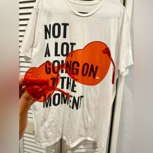 2-item bundle: Not a lot going on at the moment white shirt + sunglasses.